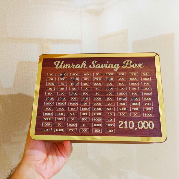 Umrah Saving Box | Save Step by Step for Your Spiritual Journey