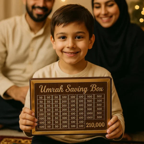 Umrah Saving Box | Save Step by Step for Your Spiritual Journey