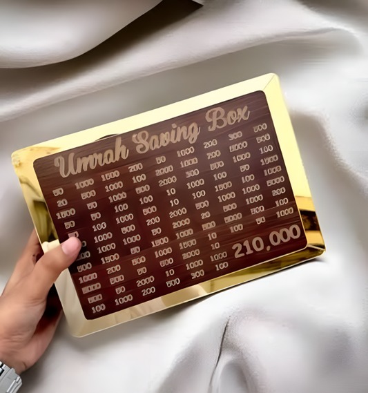 Umrah Saving Box | Save Step by Step for Your Spiritual Journey